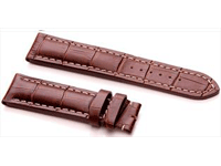Brown Crocodlie Leather Watch Strap for Breitlilng Watches